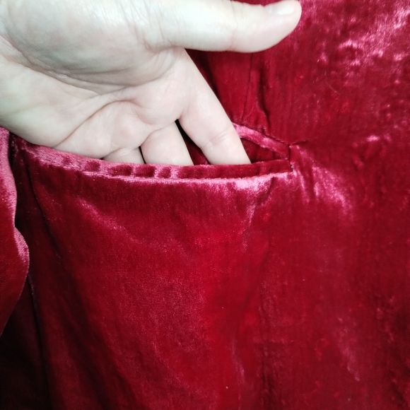 Torrid Red Velvet Classic Blazer Women's Size 0X - Picture 2 of 7